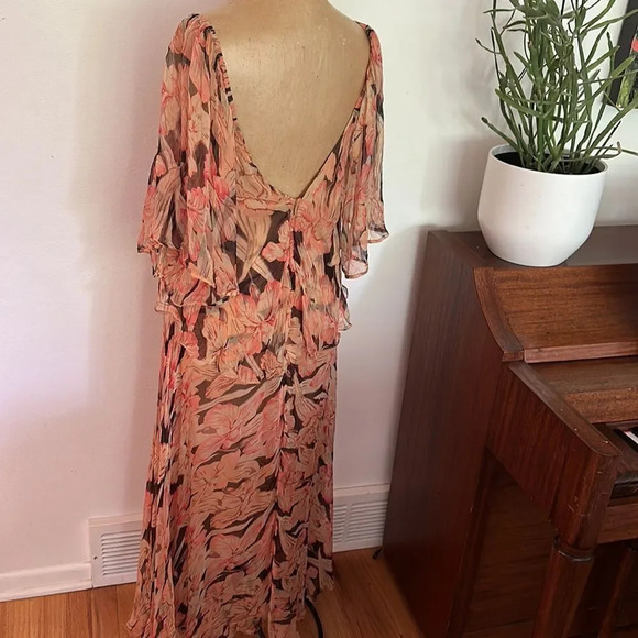 Mes Demoiselles sz EU 36 US 4 ruffled layered viscose blend dress NWT new cond - Picture 7 of 13